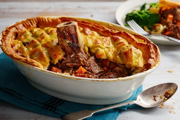 Beef Shin and Oyster Pie
