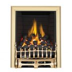 Focal Point Blenheim Full Depth Brass Manual Control Inset Gas Fire